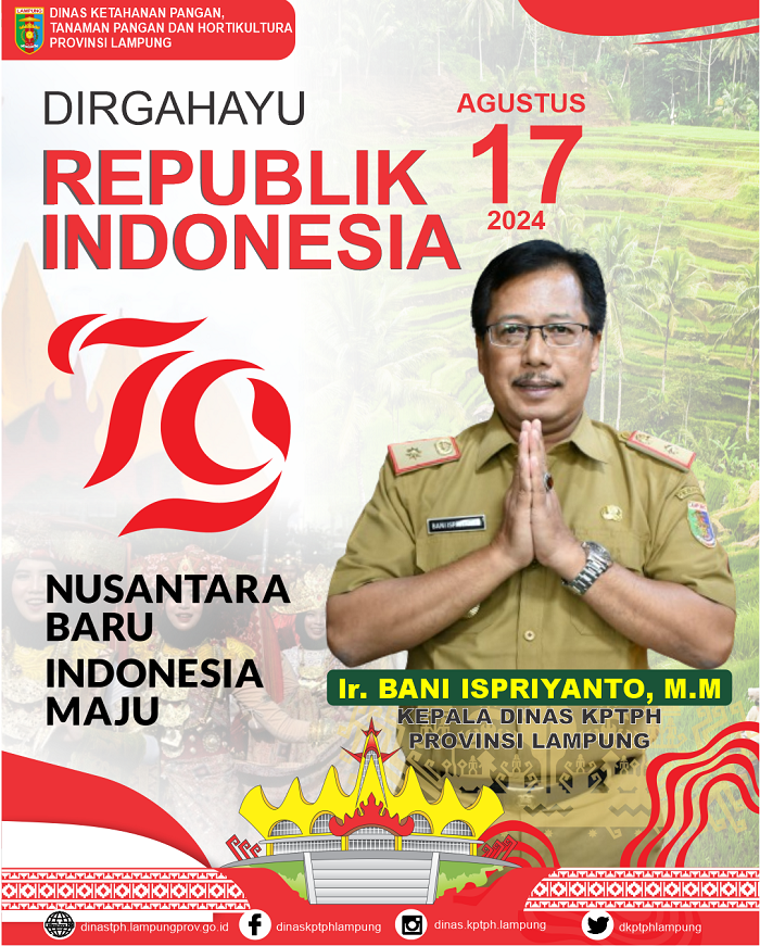 Dirgahayu Republik Indonesia Ke-79 Tahun
