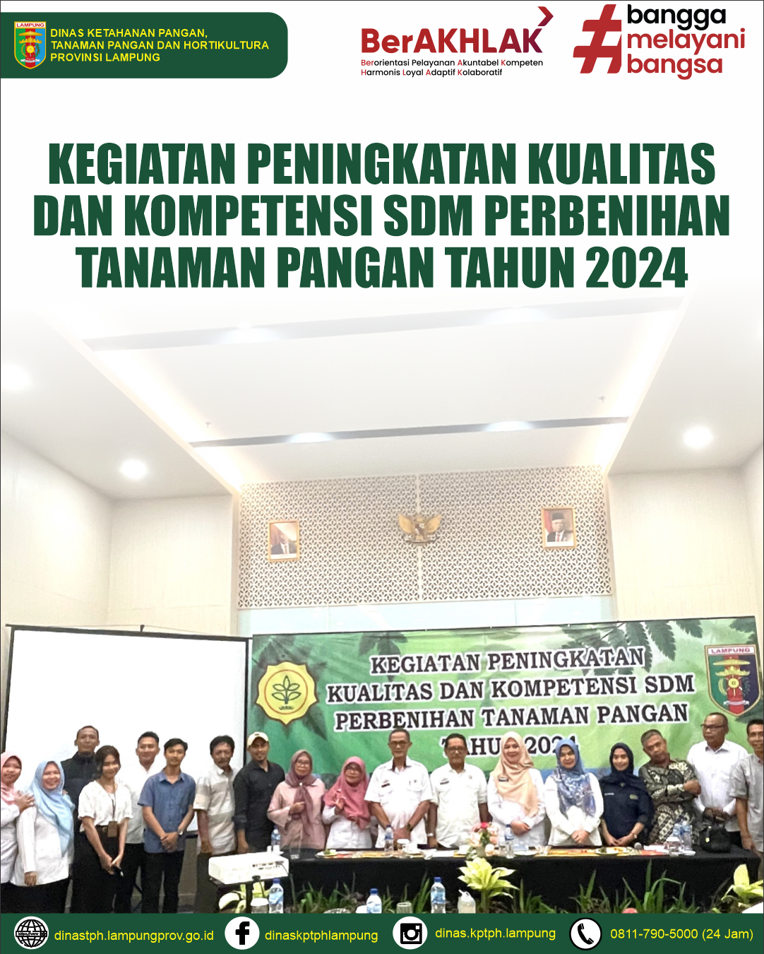Kegiatan Peningkatan Kualitas dan Kompetensi SDM Perbenihan Tanaman Pangan Tahun 2024