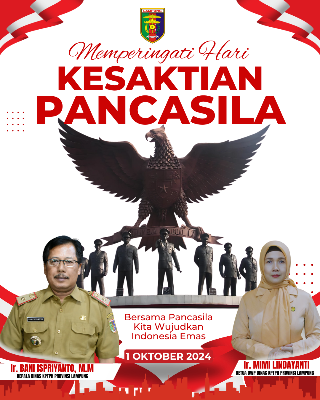 Selamat Hari Kesaktian Pancasila 1 Oktober 2024