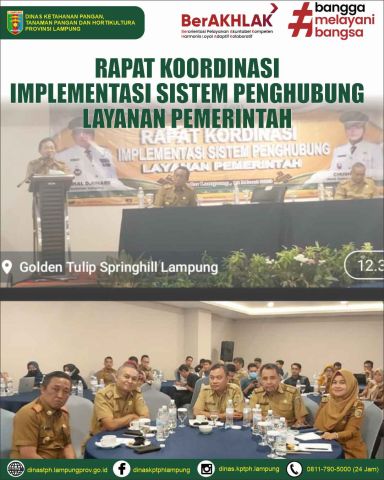 Rapat Koordinasi Implementasi Sistem Penghubung Layanan Pemerintah (SPLP)