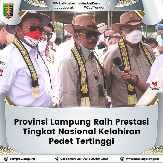Provinsi Lampung Raih Prestasi Tingkat Nasional Kelahiran Pedet Tertinggi