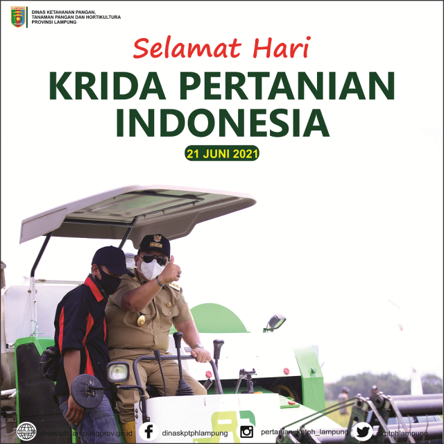 Selamat Hari Krida Pertanian (HKP) 2021.